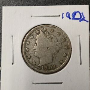 1902 Liberty Head Nickel Coin